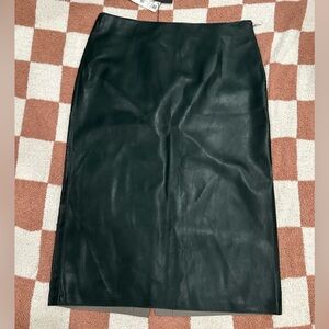 Zara Vegan Leather Skirt